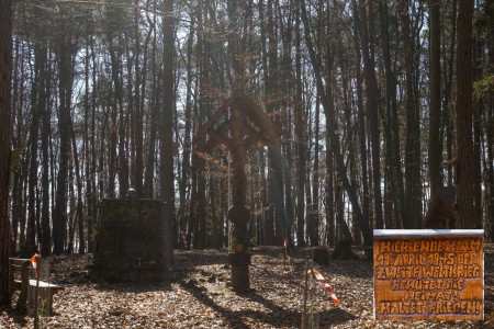 Zum Gedenken an die Gefallenen der letzten Kämpfe gegen die Rote Armee